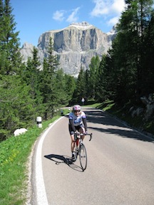 Sarah Cycling the Eastern Sierras